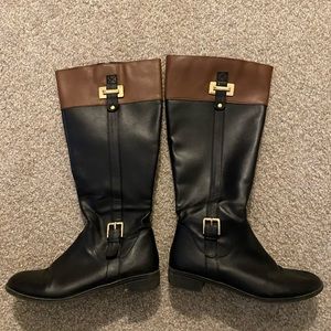 Karen Scott two tone riding boots. Fall boots